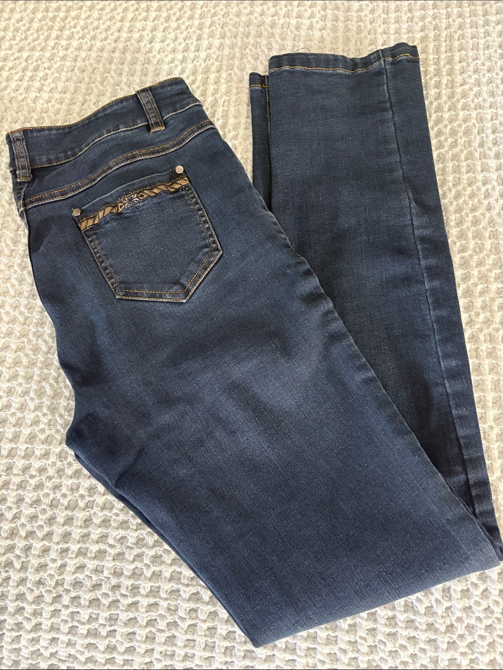 Women's Dark Blue Stretch Jeans